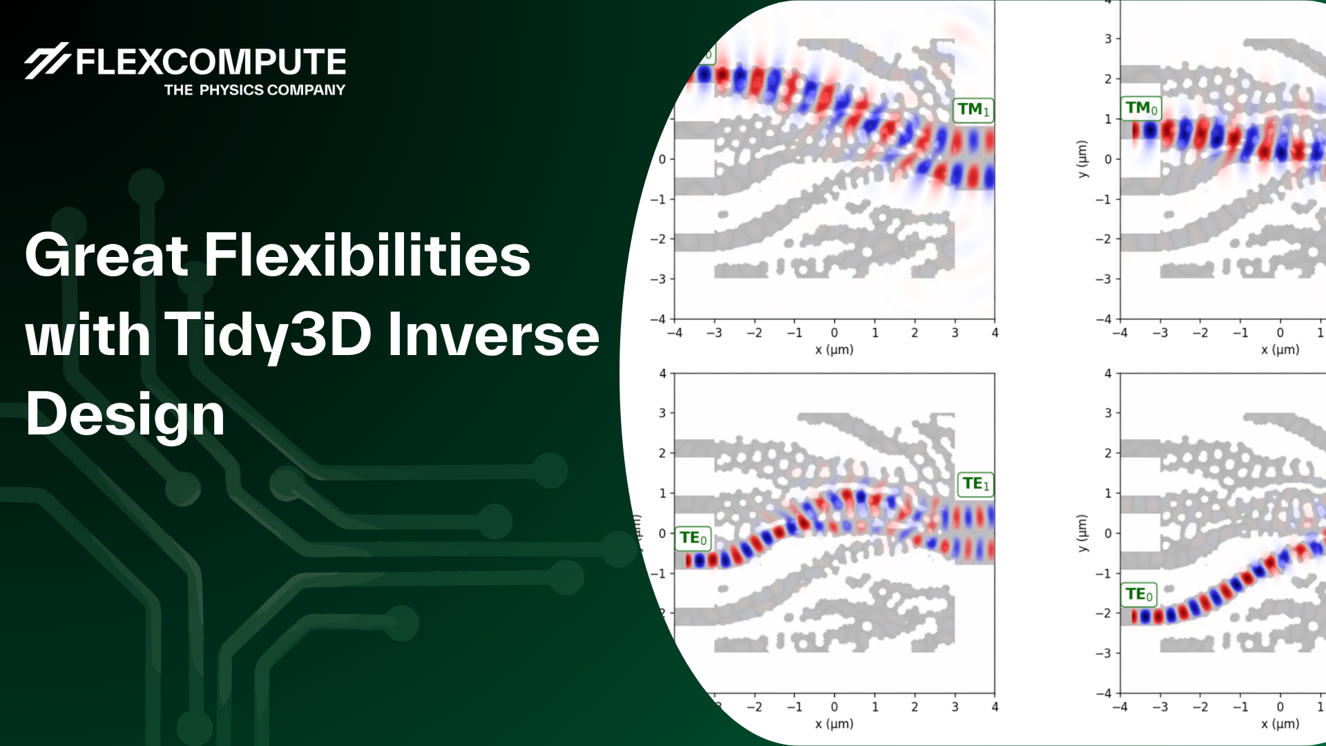 Great Flexibilities with Tidy3D Inverse Design